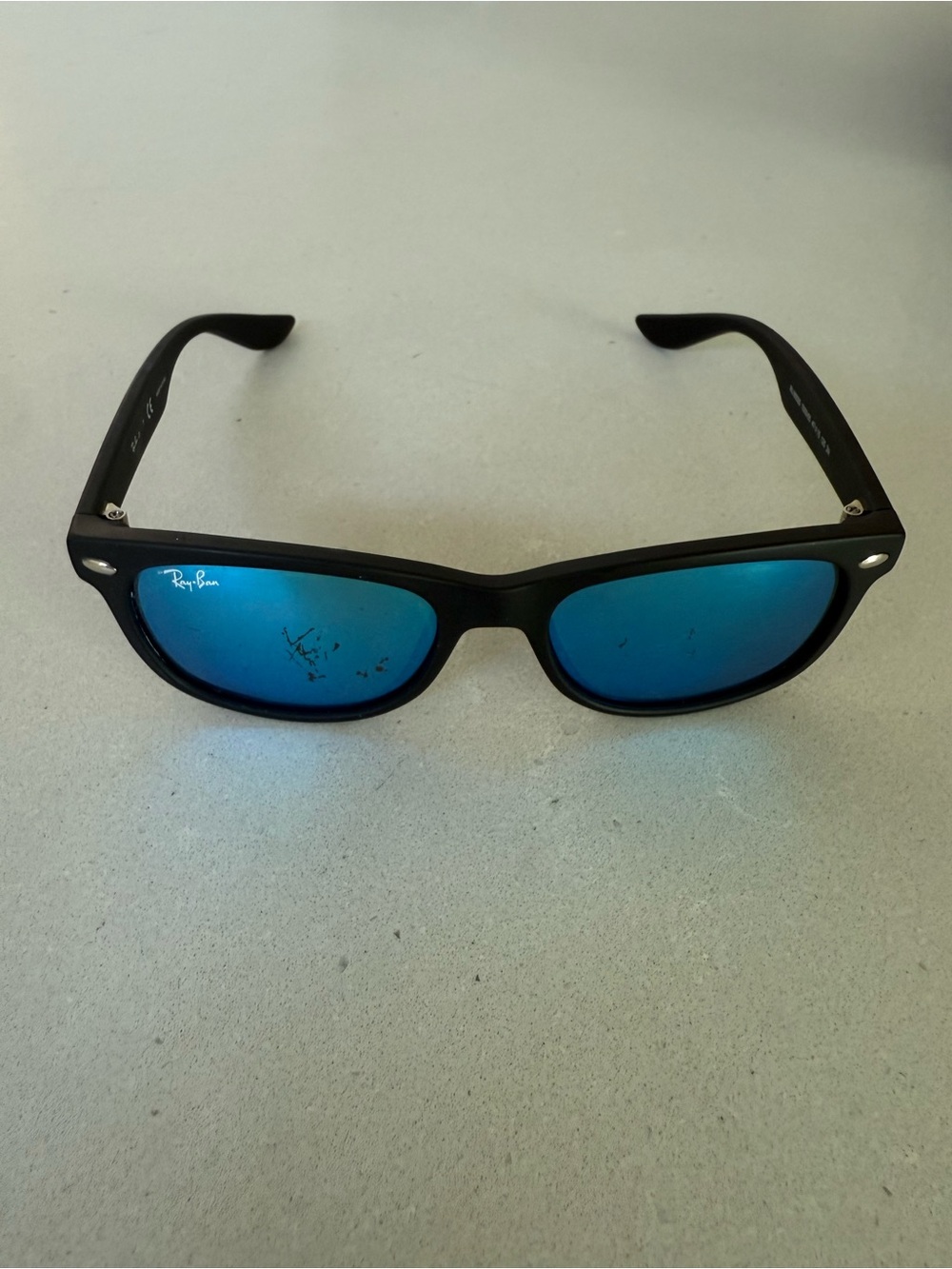 Kid’s Ray-Ban Sunglasses with Blue Mirrored Lenses